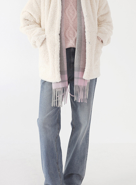 PA33WORD 原创韩系简约高级感百搭时尚宽松休闲毛呢外套