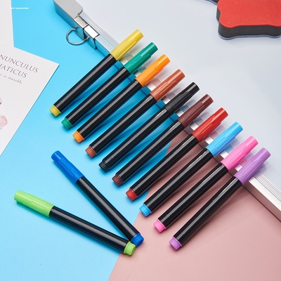 白板笔可擦除儿童安全教师用彩色大容量细头小号水性易擦写画板