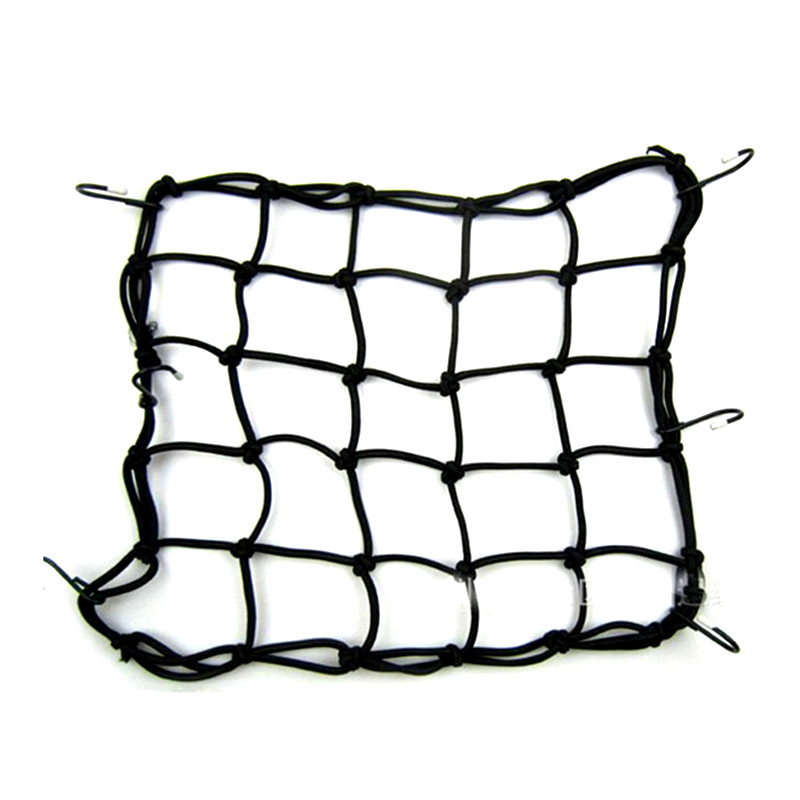 摩托车头盔网兜行李网杂物网油箱网袋绑带松紧绳夜间车尾反光网绳