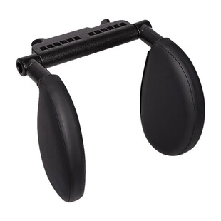 汽车靠枕记忆棉侧睡头枕车里睡觉神器车载后排座椅简约皮革枕头