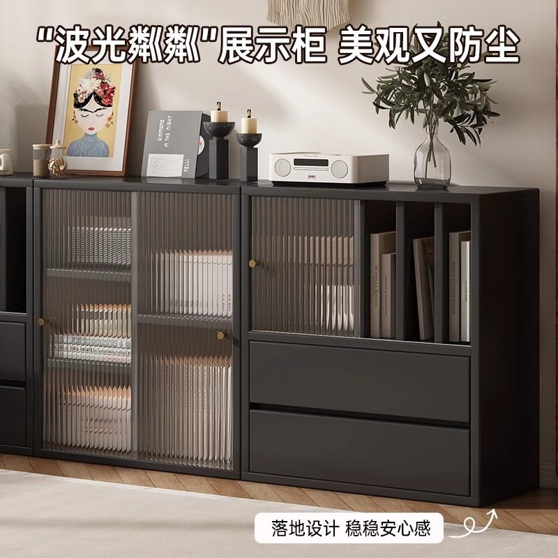 带门防尘书柜客厅落地复古展示柜自由组合卧室玄关柜书架柜子,住宅家具,组合书柜,淘宝优惠券,粉丝福利购,淘宝优惠卷