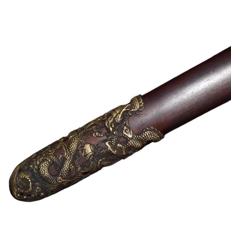 龙泉市刀剑乾隆九龙百炼花纹钢宝剑一体四面唐剑防身清硬剑未开刃,金属材料及制品,其他金属制品,淘宝优惠券,粉丝福利购,淘宝优惠卷