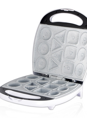 AKANE跨境欧规迷你蛋糕机家用烘焙多功能卡通烤饼干机华夫饼机