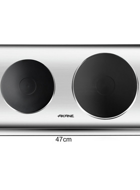 AKANE跨境欧规双头电陶炉小型家用电器多功能家用小电炉