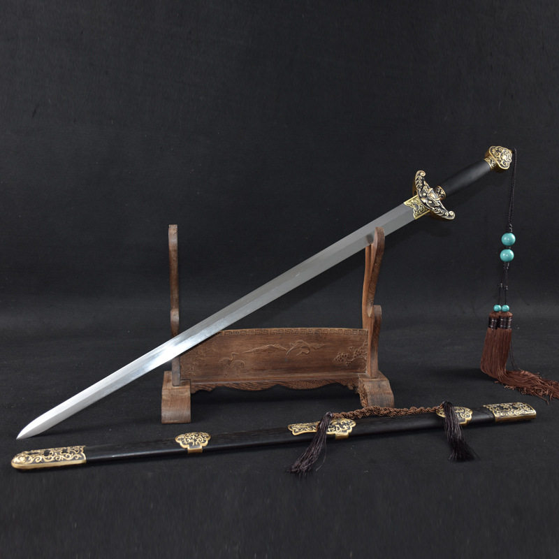 龙泉市刀剑花纹钢传统清剑长宝剑手工乾隆硬剑工艺品冷兵器未开刃,金属材料及制品,其他金属制品,淘宝优惠券,粉丝福利购,淘宝优惠卷