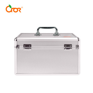 CROR/科洛 医药箱家用多层药品收纳箱出诊箱铝合金急救箱儿童药箱