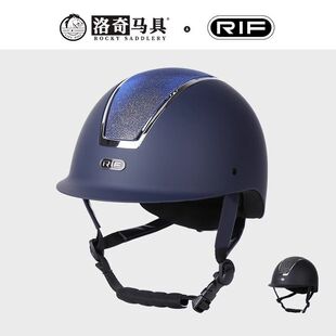 千品居 全覆面跨境厂家装备镶钻8101302批发RIF头盔骑士马术