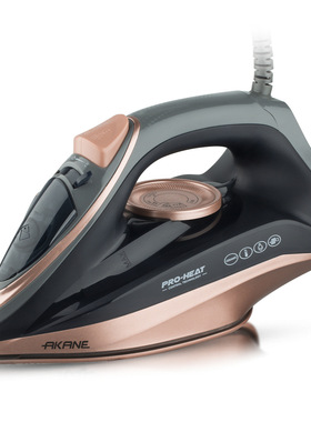 AKANE跨境欧规电熨斗家用手持式无线有线蒸汽可拆卸可无线熨烫机