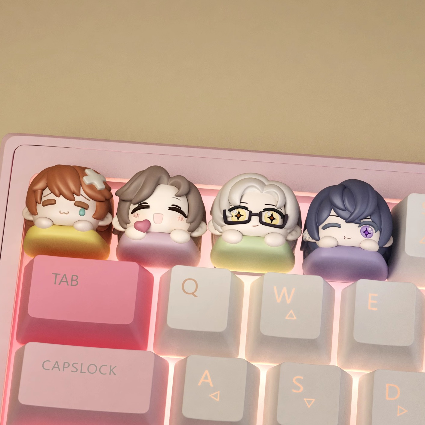 未定事件铺键帽 主题键帽夏彦立体创意键帽机械键盘