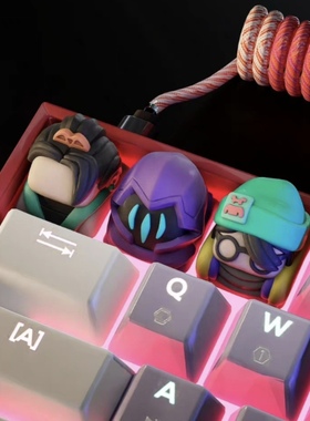 无卫契约键帽游戏键帽客制化创意键帽瓦萝兰特键帽盖可捷风盖可