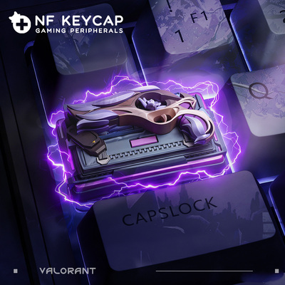 无畏契约键帽千灵华绽正义徒瓦罗兰特键帽机械键盘删除键客制化