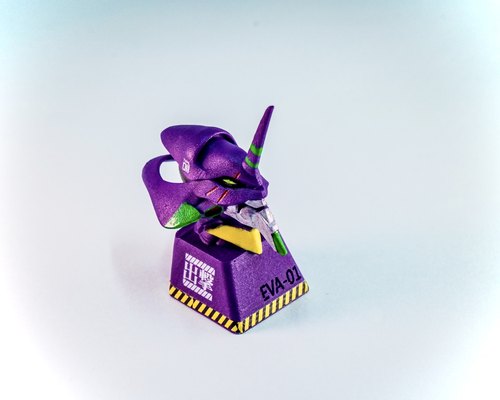 新世纪福音战士键帽EVA电镀色机械键帽初号机零号机二号定制键帽