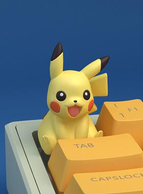 皮卡丘键帽 宝可梦键帽立体创意键帽esc机械键盘树脂键帽