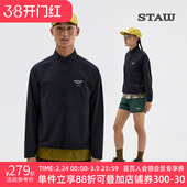 STAW世拓休闲运动立领夹克男女舒适弹力散热透气户外训练跑步外套
