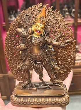 一髻佛母/一髻母/阿松玛/一发母/独发母/15cm紫铜/惹呼拉/三根本