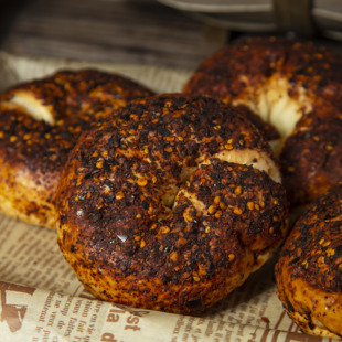 杏柠果新腊肠贝果面包手作健康欧包早餐代餐主食下午茶 辣 真