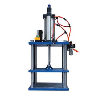 三板四柱气动空气压力机可订做非标气缸模具自动增压缸气动冲床