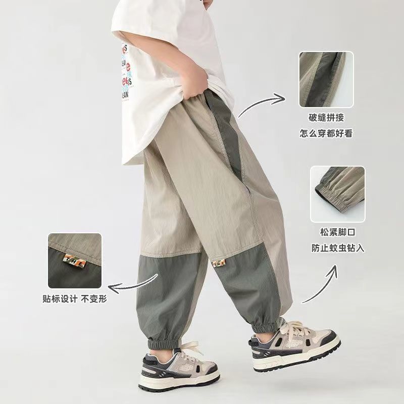 4童装5男童6防蚊裤7夏季速干裤8休闲裤9岁薄款儿童韩版中大童夏装