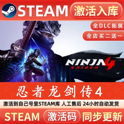 忍者龙剑传4 STEAM游戏全球区激活码CDK 永久入库 全DLC 包更新
