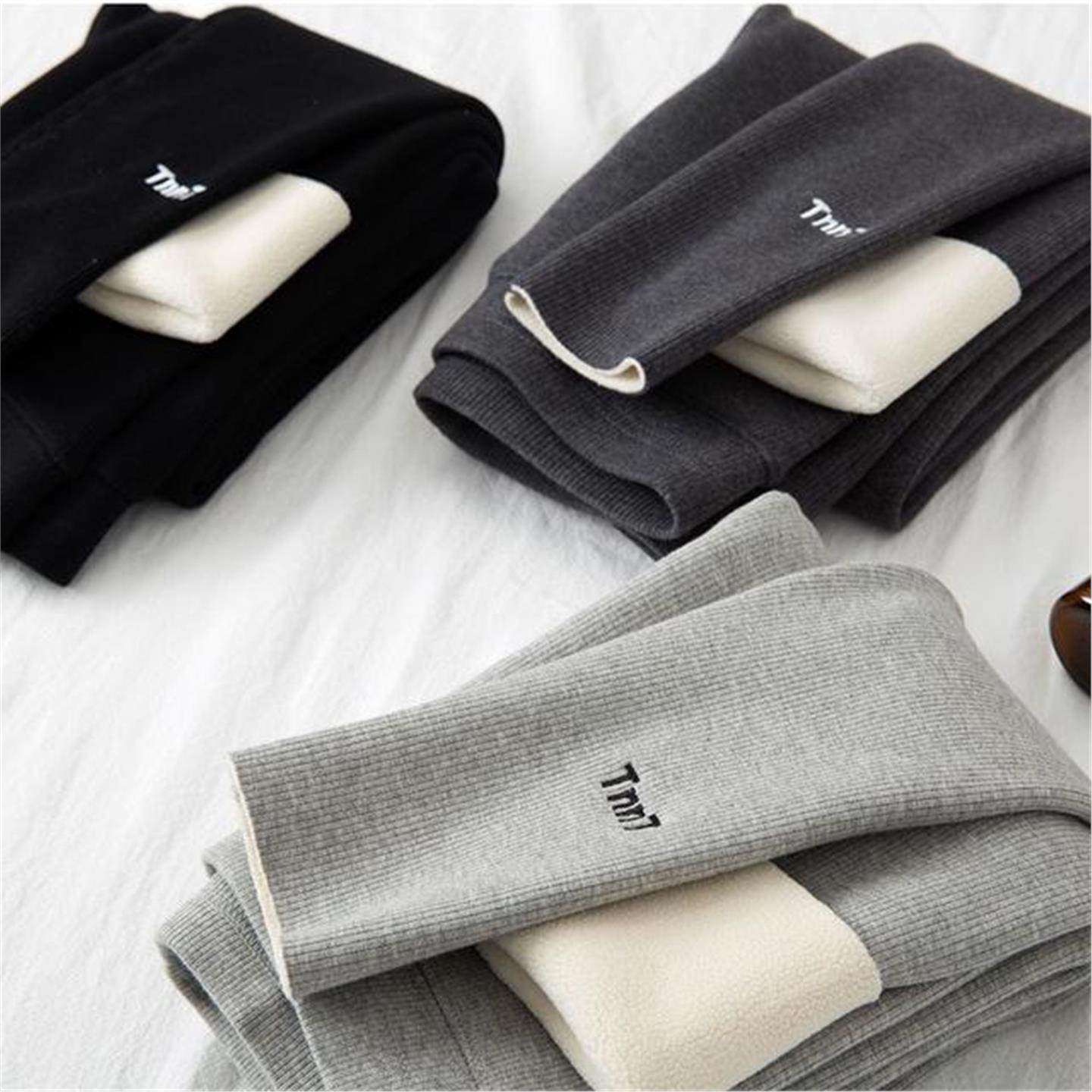 女童加绒打底裤秋冬外穿儿童裤子春秋中大童秋冬季宝宝加厚保暖裤