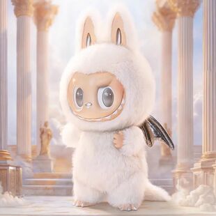 POPMART泡泡玛特LABUBU搪胶公仔ZIMOMOv2 脸大首领大天使手办盲盒