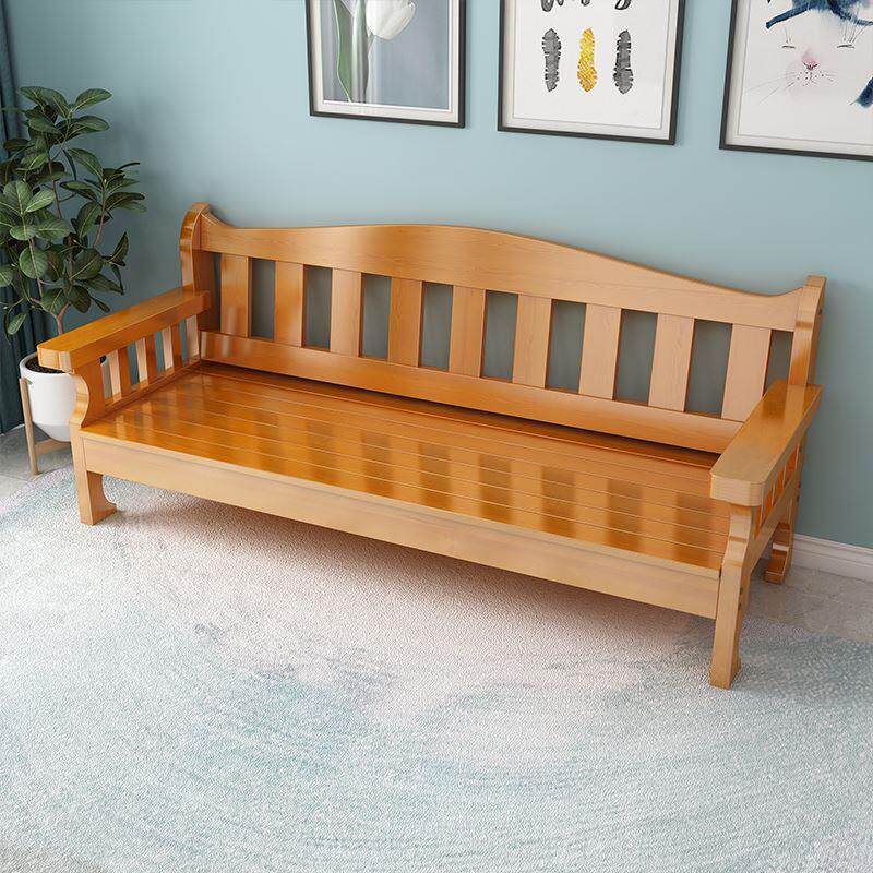 全实木发三人小户型新中式沙木制发004客厅简约沙现沙发椅冬夏代