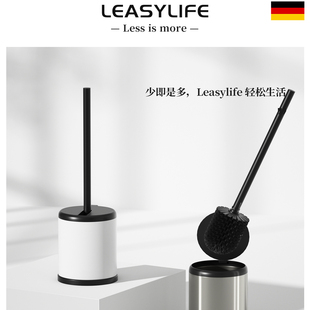 不锈钢马桶刷无死角家用新款免打孔卫生间厕所高级感不积水软毛刷