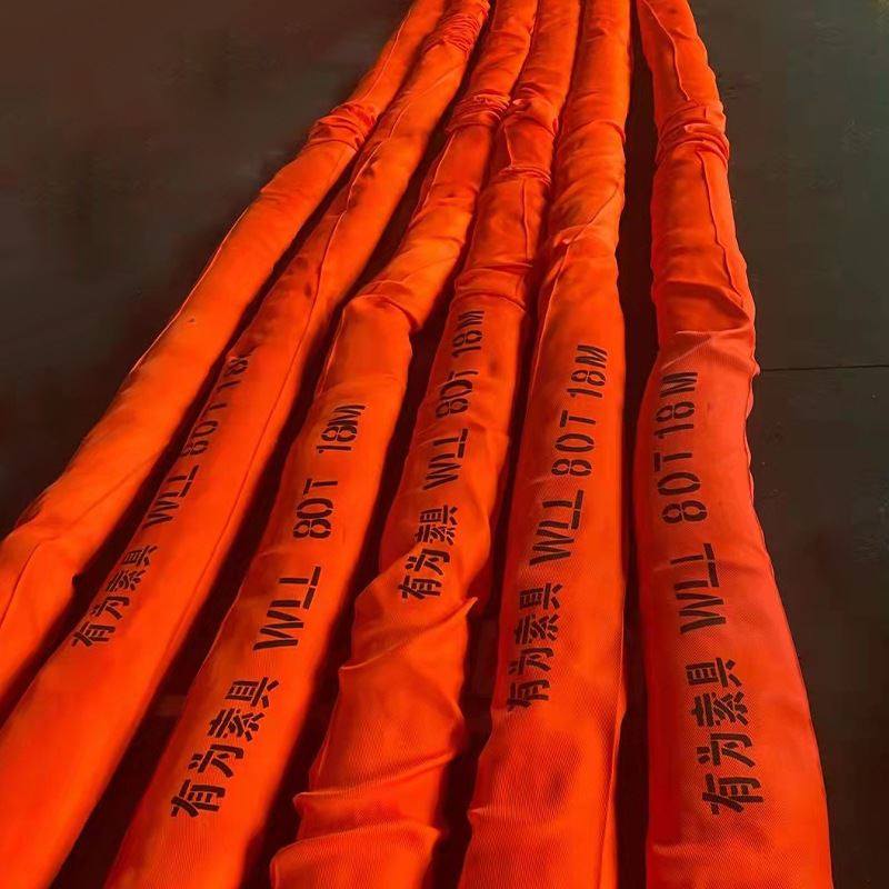 10吨5米软吊车彩色扁平吊带10t订做高分子吊装带起重布吊绳工业