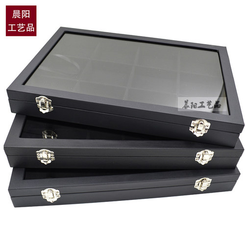 黑色珠宝首饰展示收纳盒
