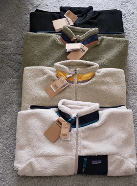 巴塔pata户外撞色拼接羊羔毛外套立领秋冬摇粒绒保暖Retro-X夹克