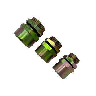 防爆桥架管接头电缆穿线穿板连接头内外螺纹镀锌管快速连接管件20