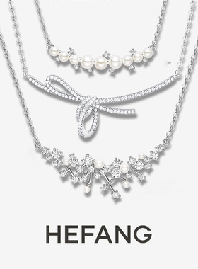 hefang何方白月光项链锁骨链