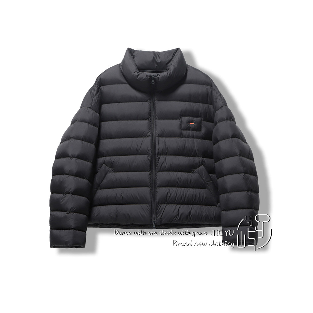 孑屿JIEYU 排骨羽绒服女短款2025新款冬季外套