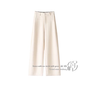 25新品 休闲裤 高腰显瘦百搭阔腿裤 孑屿JIEYU