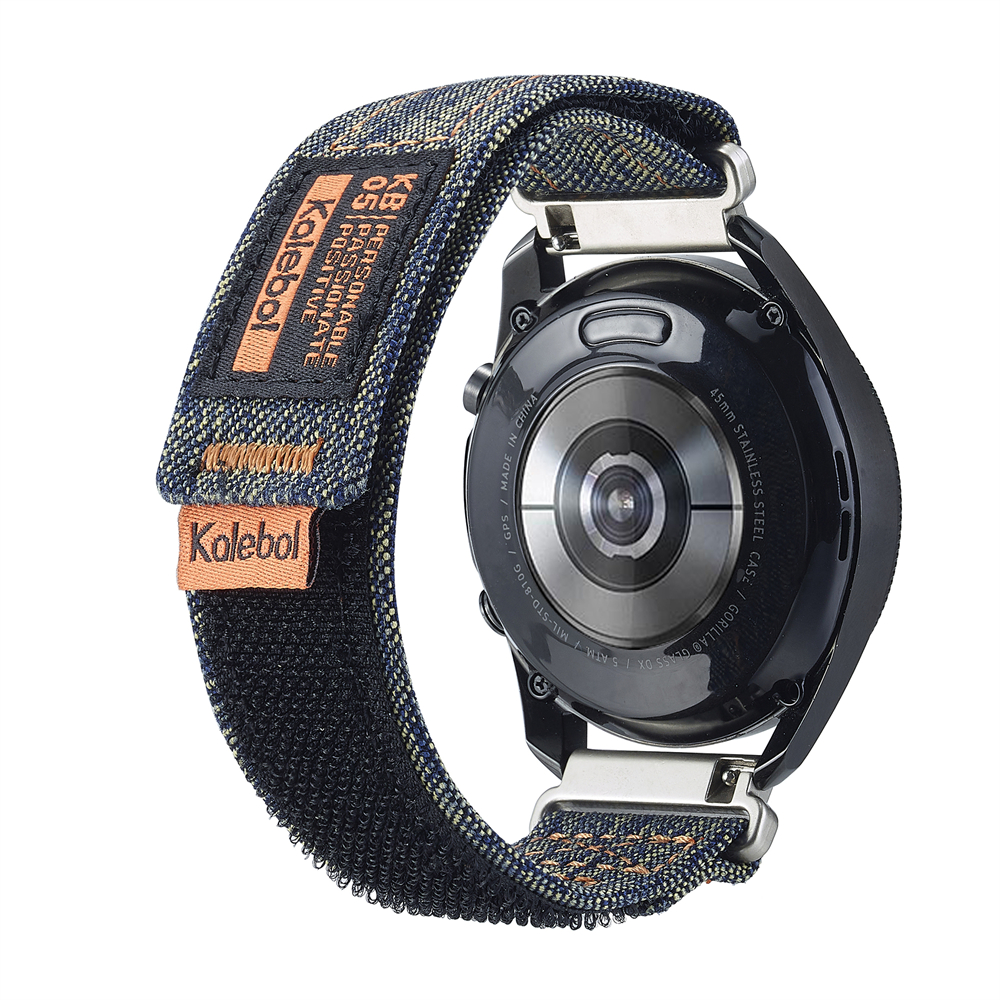 魔术贴牛仔布表带s4/3/gt5