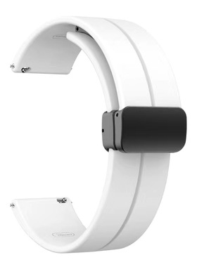 适用于华为watch3硅胶磁吸表带卡扣荣耀手环腕带新配色20/22mm潮