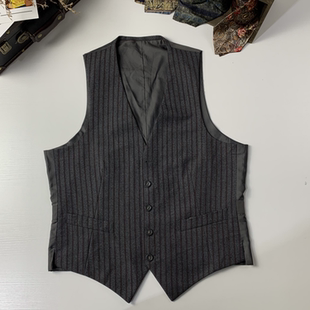 马甲宴会商务场合马甲 vintage日制古着羊毛西装 马甲男女正装