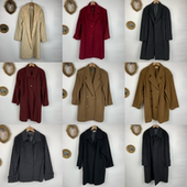 大衣外套 vintage古着日制男女长款 大衣复古秋冬高知阔版 489