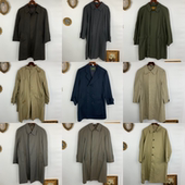 宽松阔版 外套长款 加厚男士 vintage古着日制英伦休闲时尚 风衣 280