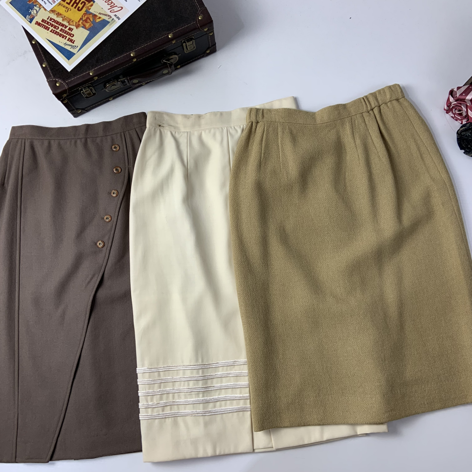 vintage古着日制秋冬毛半裙港风复古文艺纯色简约包臀一步裙-288,女装/女士精品,半身裙,淘宝优惠券,粉丝福利购,淘宝优惠卷