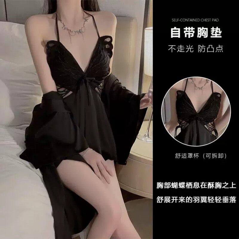 趣情内衣情侣趣味女睡衣性感床上情调高级感潮纯欲睡裙秋冬天qqny