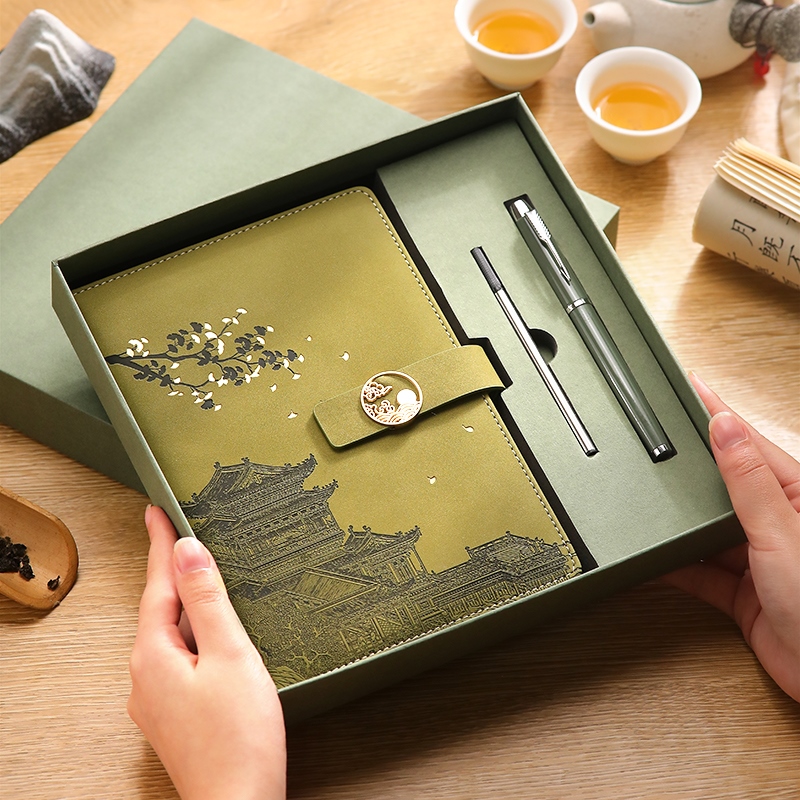 笔记本本子a5定制礼盒可印logo