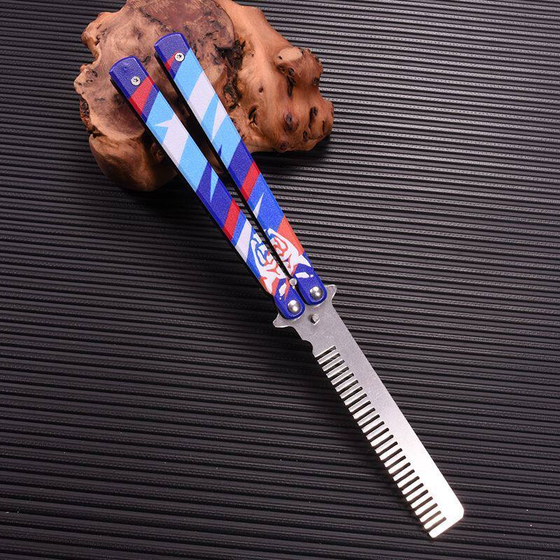 瓦罗兰特无畏契约夜戮蝴蝶梳子甩手折叠玩具训练道具摆件游戏周边