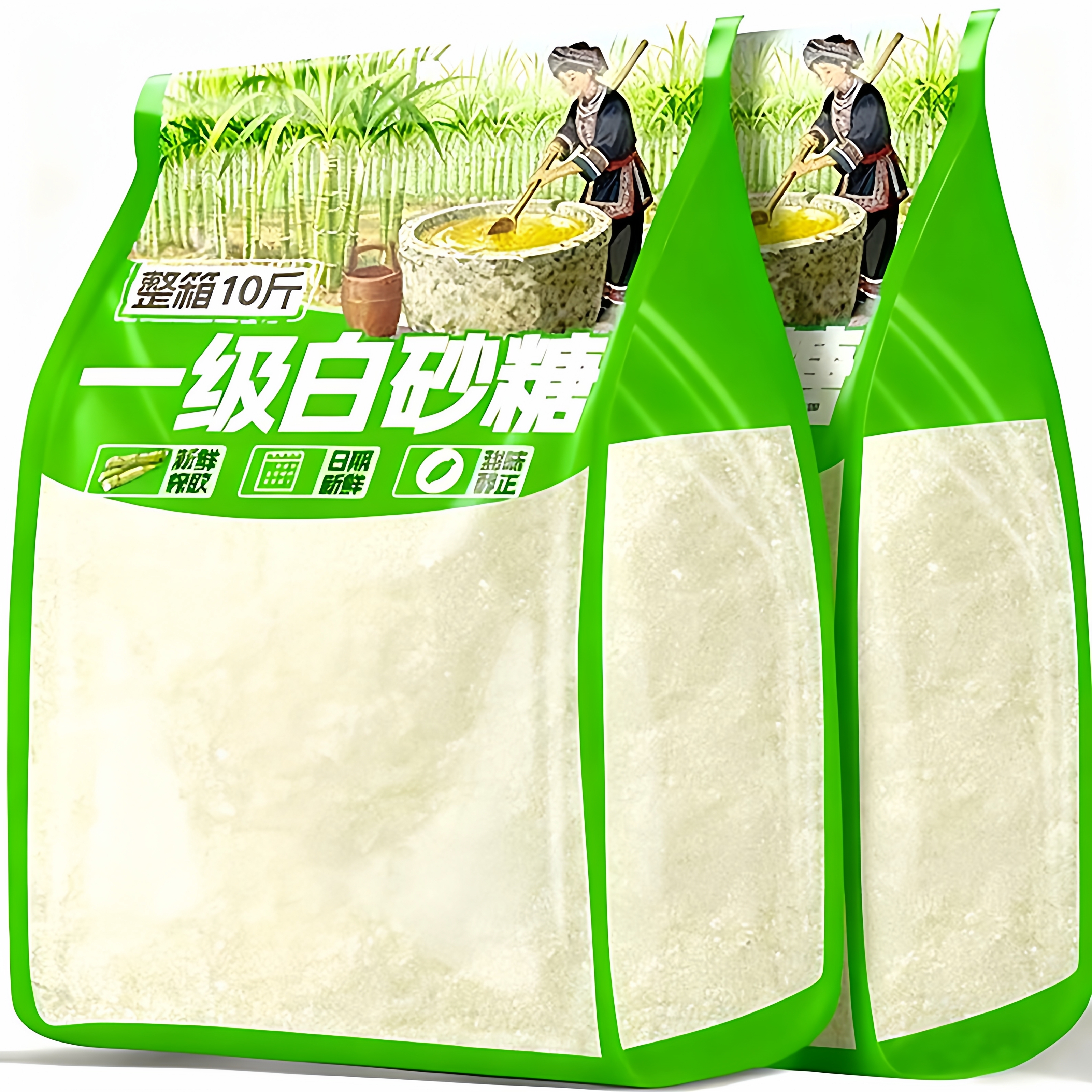 广西一级优质纯甘蔗白砂糖散装食用糖烘焙原料家用商用官方旗舰店