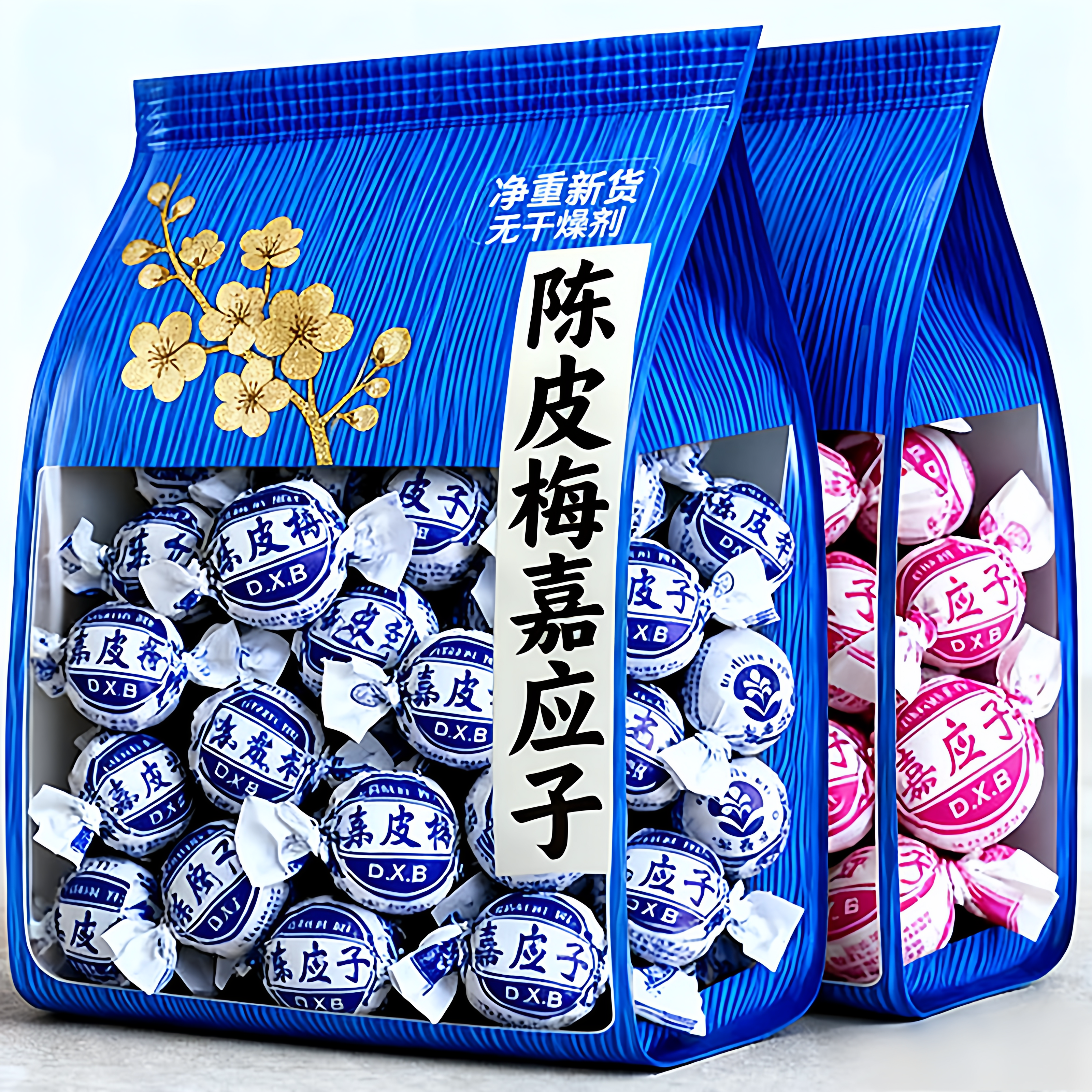 嘉应子陈皮梅老式硬糖果单独小包装袋年货零食追剧解馋官方旗舰店