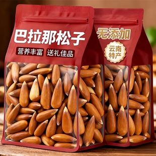 云南特产巴拉那松子拇指大野生新鲜松果坚果零食盒装孕妇儿童可食