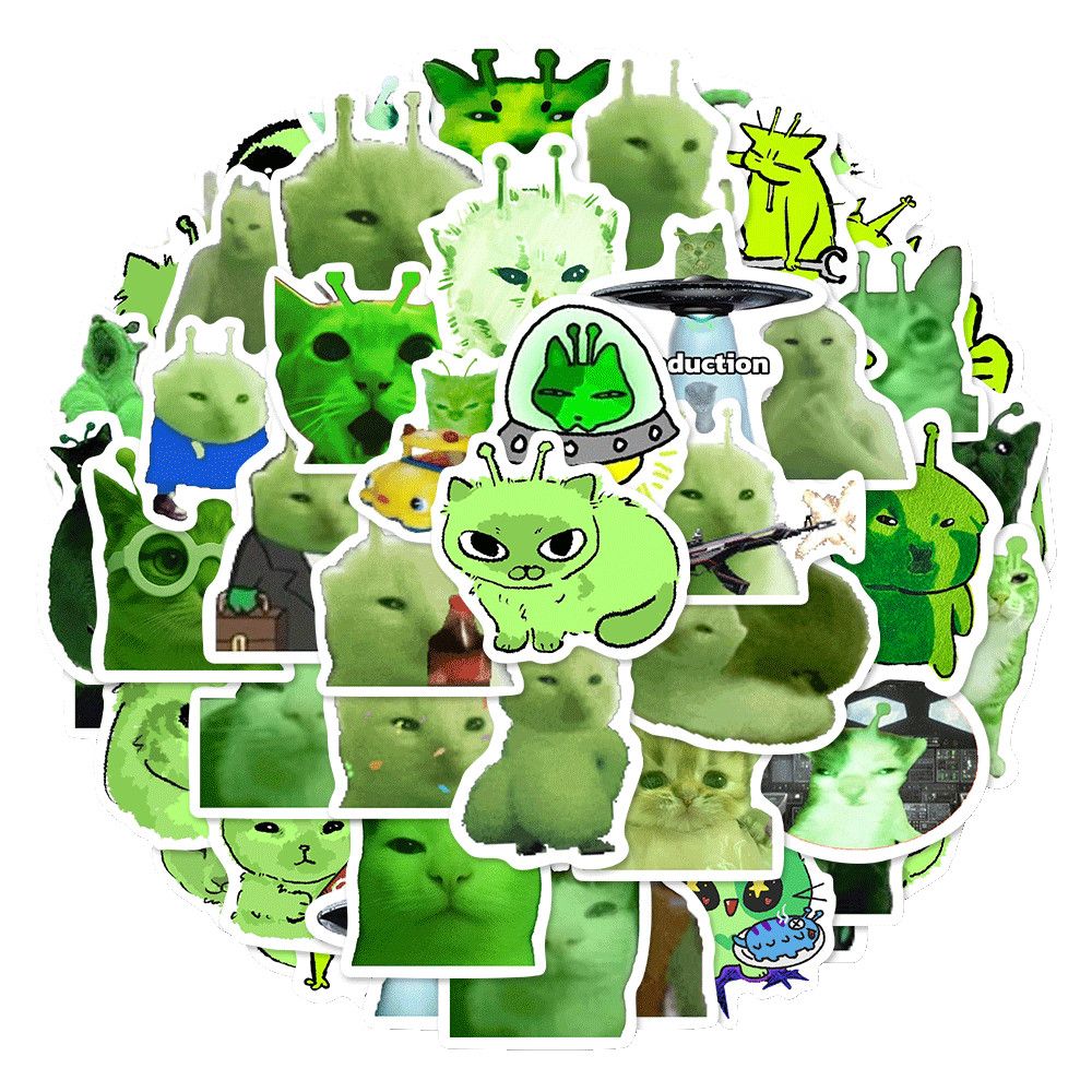 【超多种类】1000贴热梗猫meme表情包卷卷贴纸可爱搞怪趣味猫猫梗图贴画防水