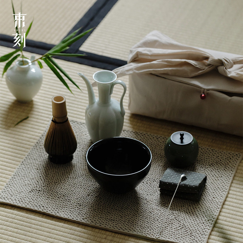 束刻宋代点茶套装抹茶点茶建盏