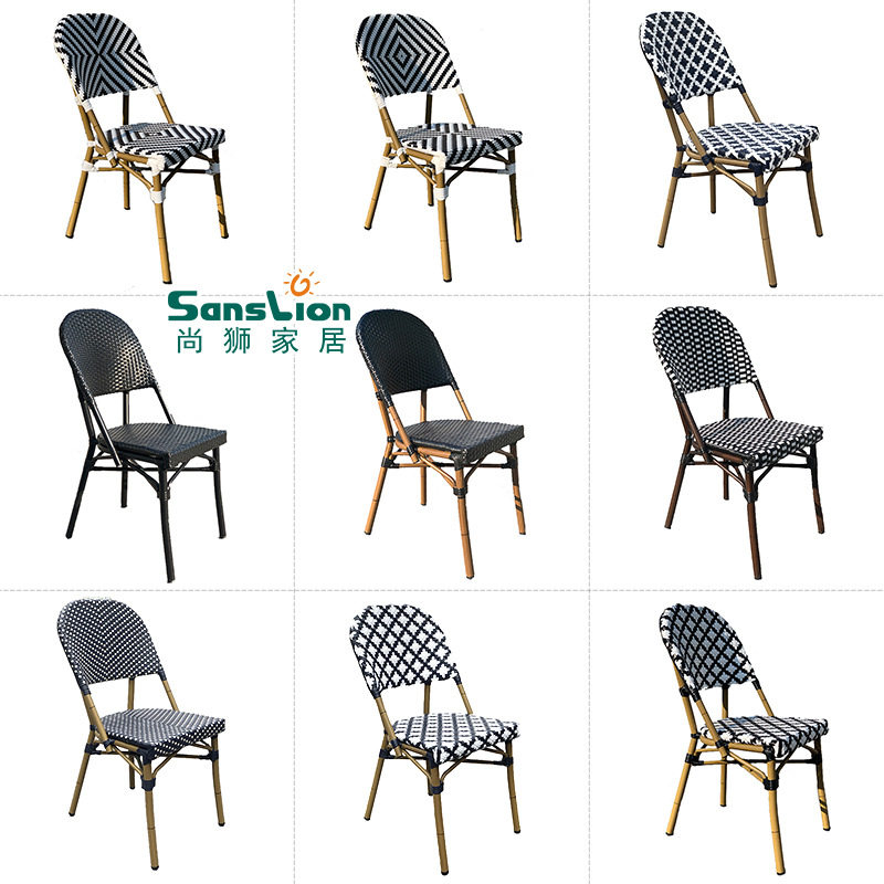 户外藤编桌椅酒店庭院咖啡馆美式餐厅椅子复古茶室阳台法式藤编椅,住宅家具,阳台椅,淘宝优惠券,粉丝福利购,淘宝优惠卷