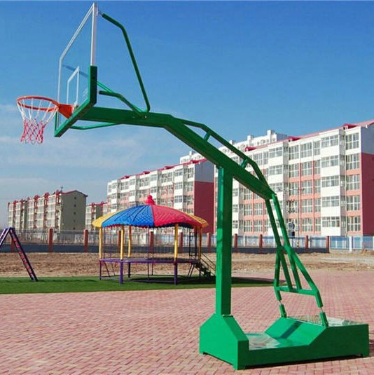 篮球架 厂家供应凹箱式户外室内篮球架玻璃钢篮板 篮球架体育器材